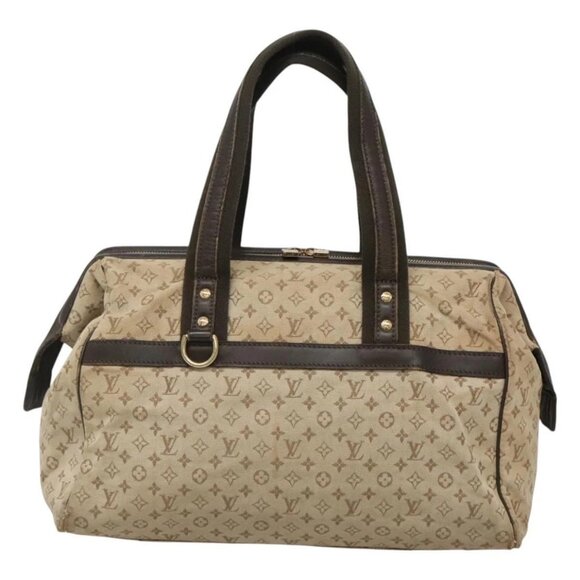 LOUIS VUITTON Monogram Mini Josephine GM Hand Bag Khaki - Picture 7 of 16